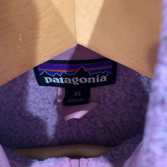 Patagonia Pink Purple Half Zip Better Sweater - Picture 3 of 5